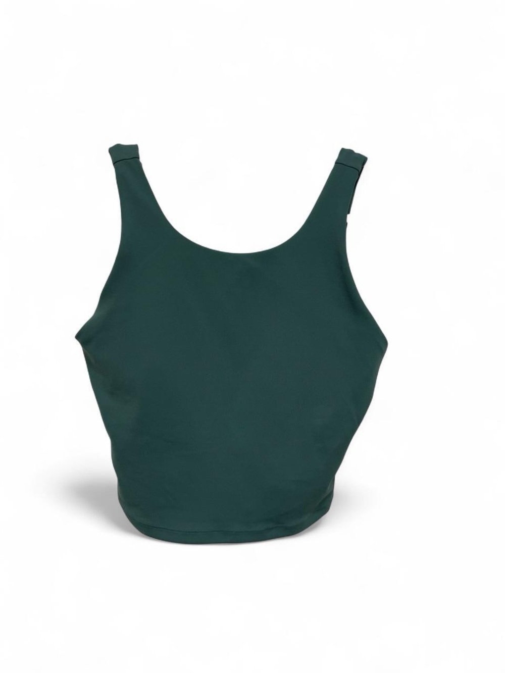 Free Fly Dark Green Scoop Neck Cropped Tank Top - Womens Top Size XS